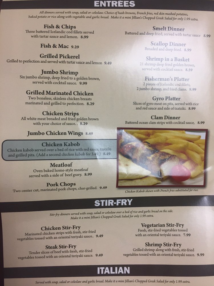 Jillian's Coney Island & Grille Menu - Image 11