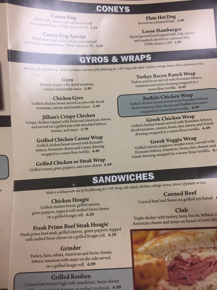 Jillian's Coney Island & Grille Menu - Image 12